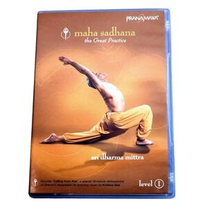 Pranamaya Maha Sadhana Level 1 Yoga DVD Dharma Mittra EUC